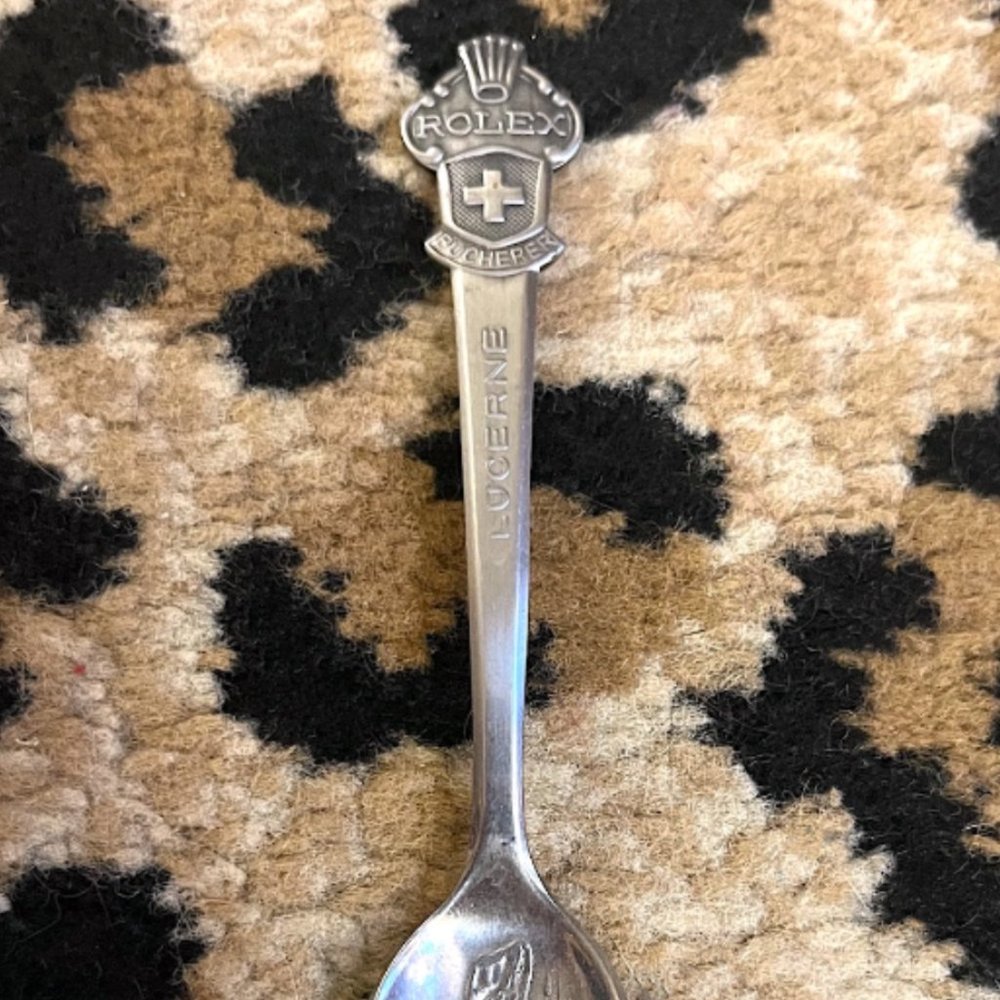 VINTAGE ROLEX BUCHERER OF SWITZERLAND SPOON - LUCERNE